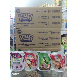 (MIX ĐỦ VỊ-HÀNG MỚI VỀ)SỮA KUN TÚI 110ML(thùng 24 túi)