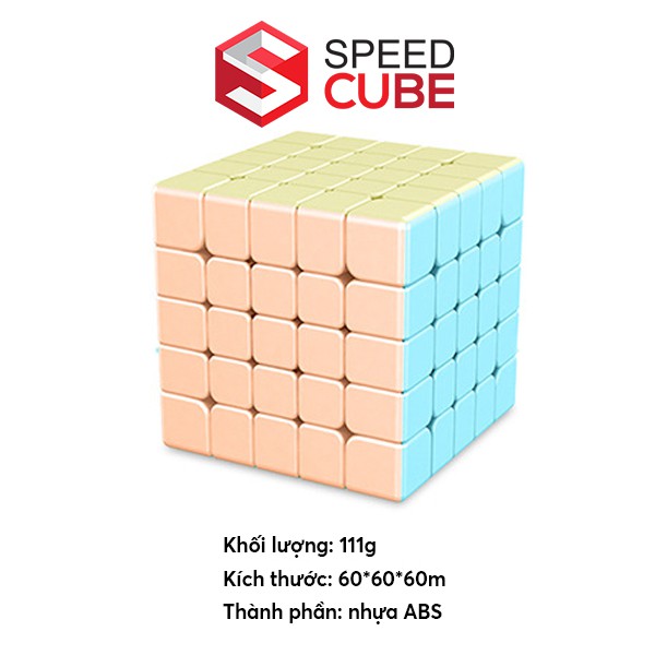 Rubik 5x5 Moyu Meilong Macaron/Stickerless/Carbon 5x5x5 Giá Rẻ Chính Hãng Moyu - Shop Speed Cube