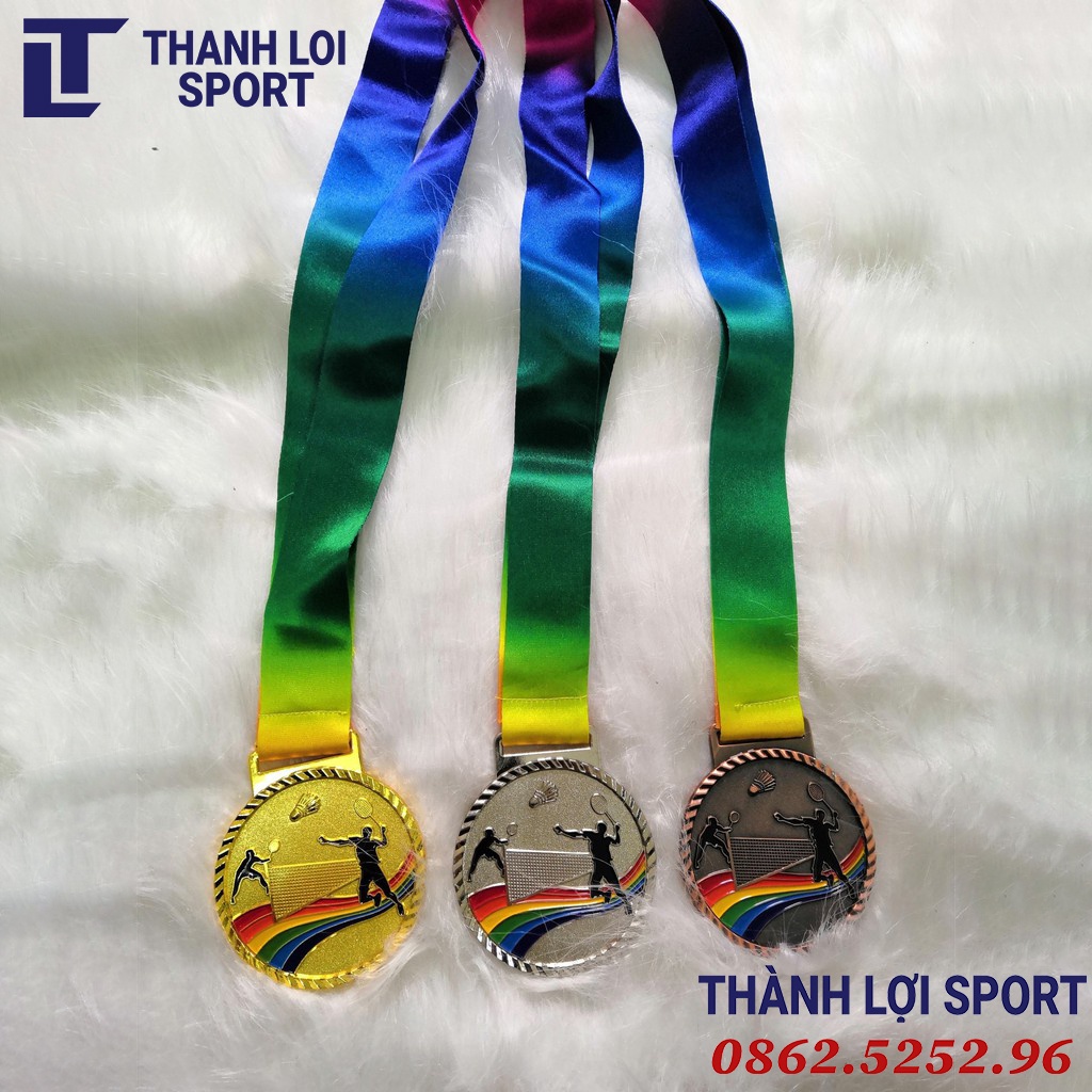 Huy chương thể thao Vàng Bạc Đồng bóng đá, bóng chuyền, cầu lông lưu niệm