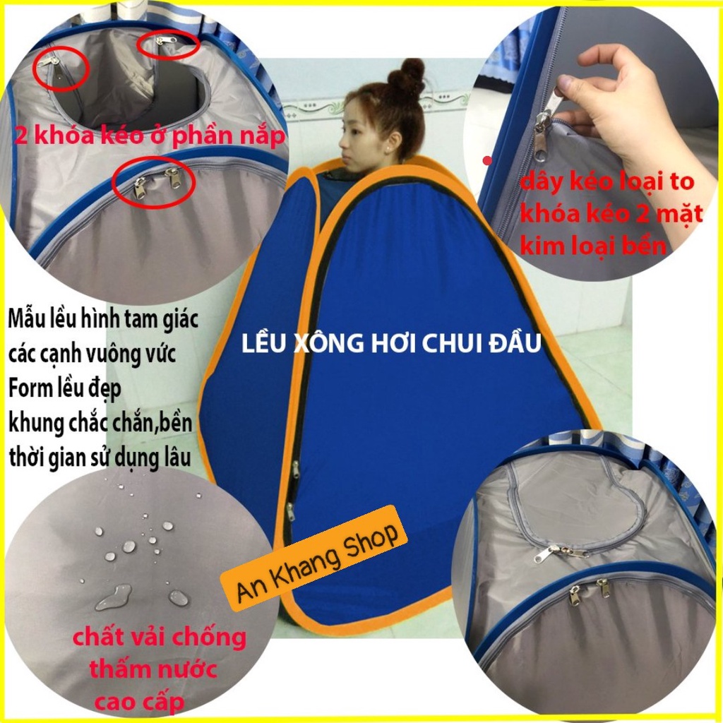 Lều xông hơi và nồi xông hơi 2L, 3L, 4L hàng chính hãng