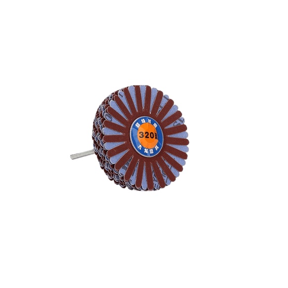 Chổi giấy nhám quật gỗ 14 lớp cán 6mm đường kính chổi 80mm. số nhám 80-120-180-240-320