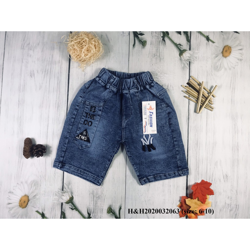 🌟🌟QUẦN JEAN KIDS SHORT CHO TRẺ NAM