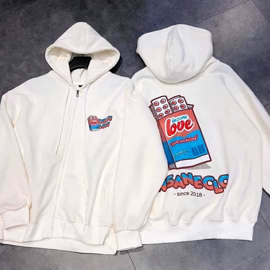Áo khoác unisex form rộng Nỉ Thuoc Love nam nữ ulzzang WIND | BigBuy360 - bigbuy360.vn