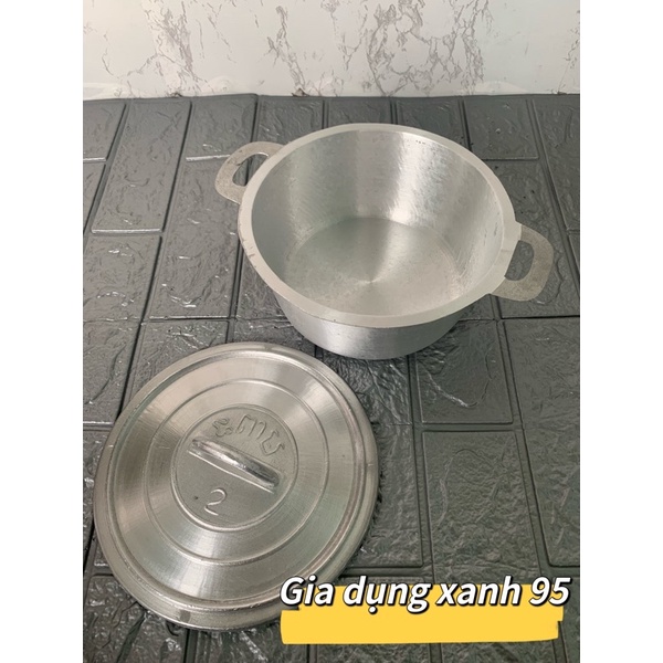 Nồi gang miên đúc số 2 : đường kính 21cm