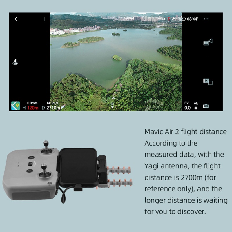 Ăng Ten Yagi Khuếch Đại Tín Hiệu 5.8ghz Cho Mavic 3 / air 2 / 2s / mini 2
