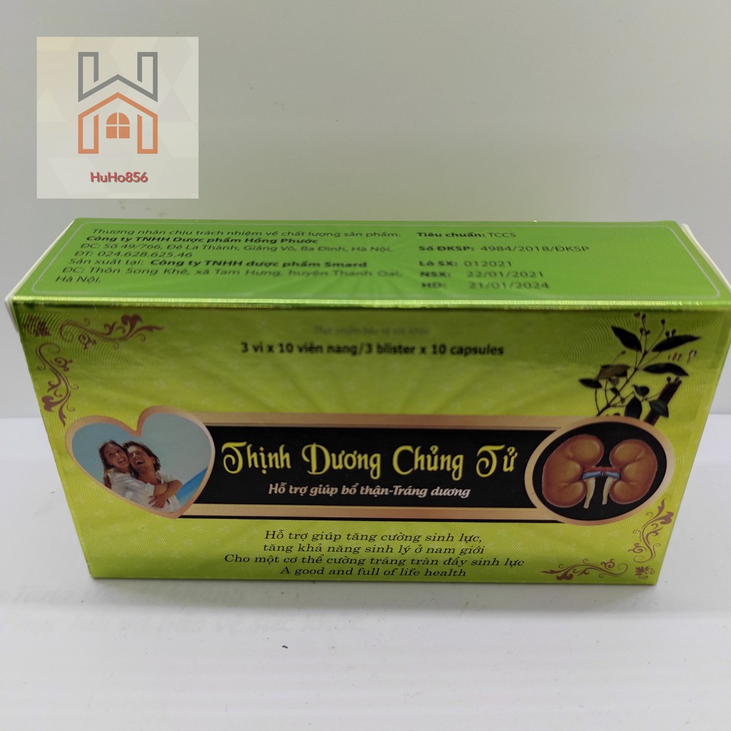 Bổ Thận Tráng Dương Thịnh Dương Chủng Tử 30 Viên