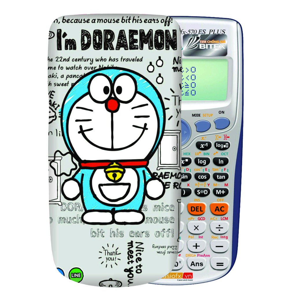 Hình dán máy tính doraemon