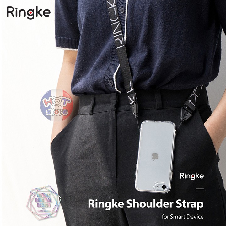 Dây đeo cổ điện thoại Ringke Shoulder Strap Lettering chính hãng