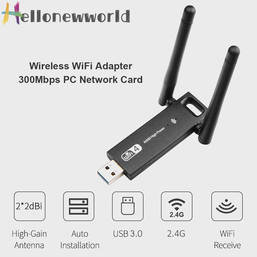 Usb Wifi 3.0 300mbps Không Dây Cho Laptop Máy Tính Bàn | BigBuy360 - bigbuy360.vn
