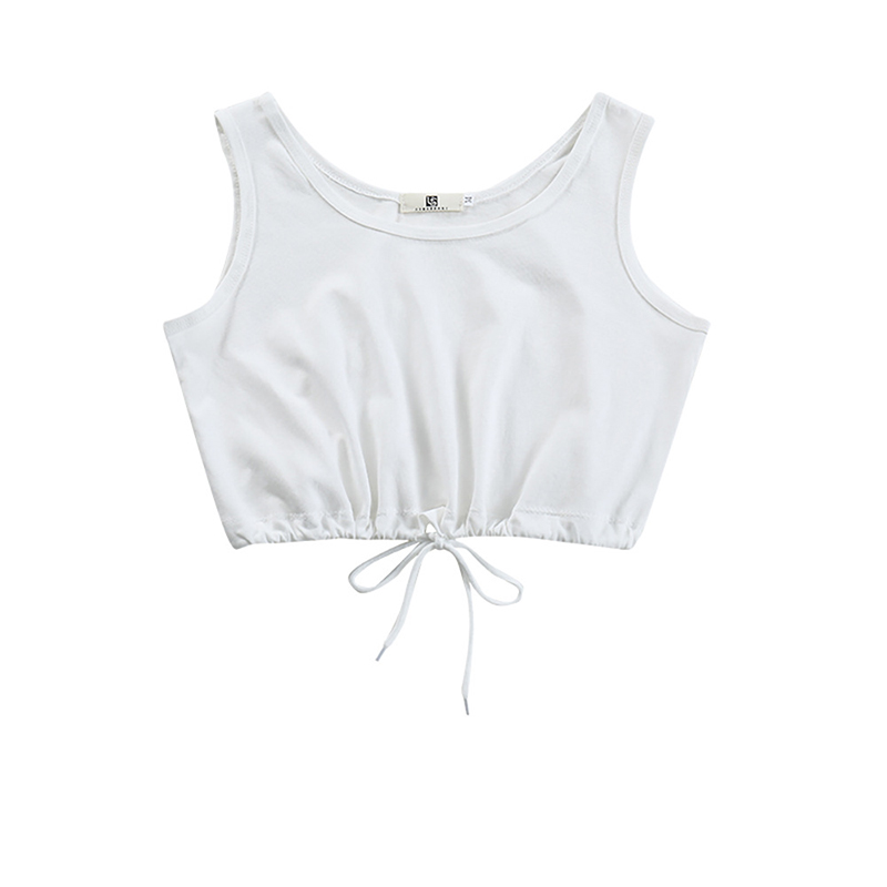 Áo Thun Sát Nách Dây Rút Thời Trang Dành Cho Nữ