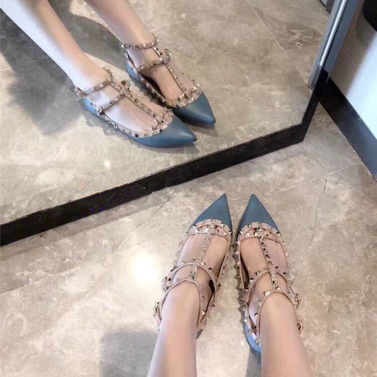 Guốc sandal sỏ ngón gót nhọn Hàng Cao Cấp Thời Trang Nữ Hàng sẵn gửi ngay cj1T
