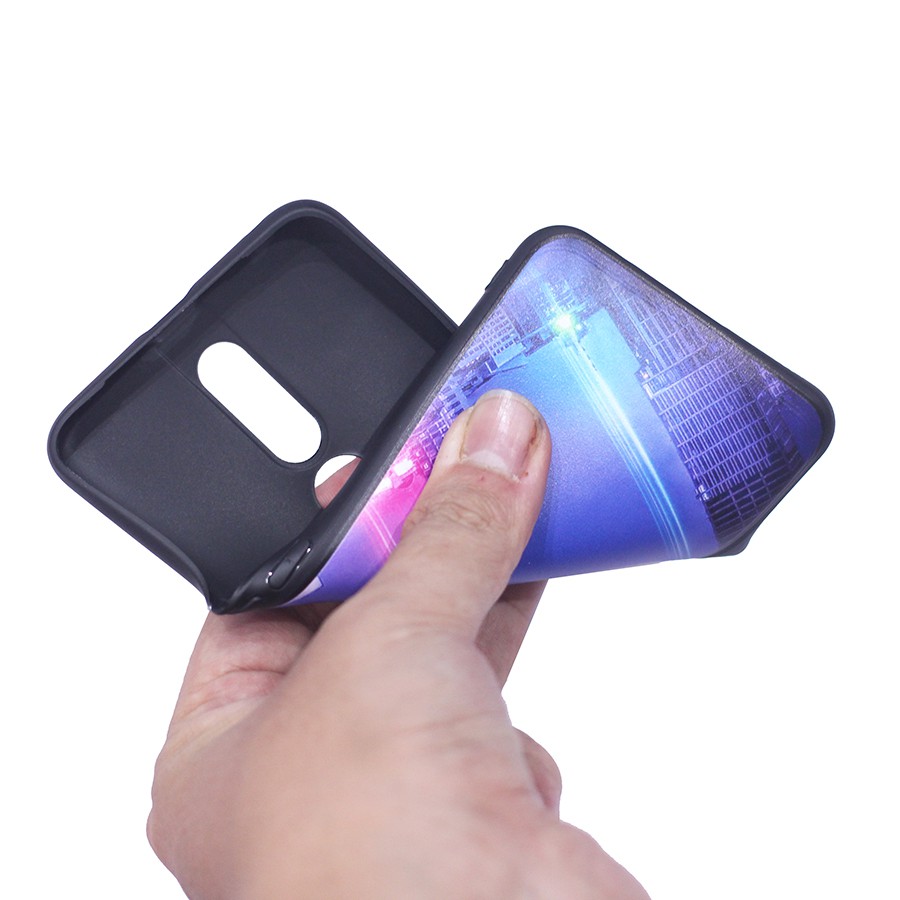 Ốp lưng Oppo F11 Pro dẻo đen in hình