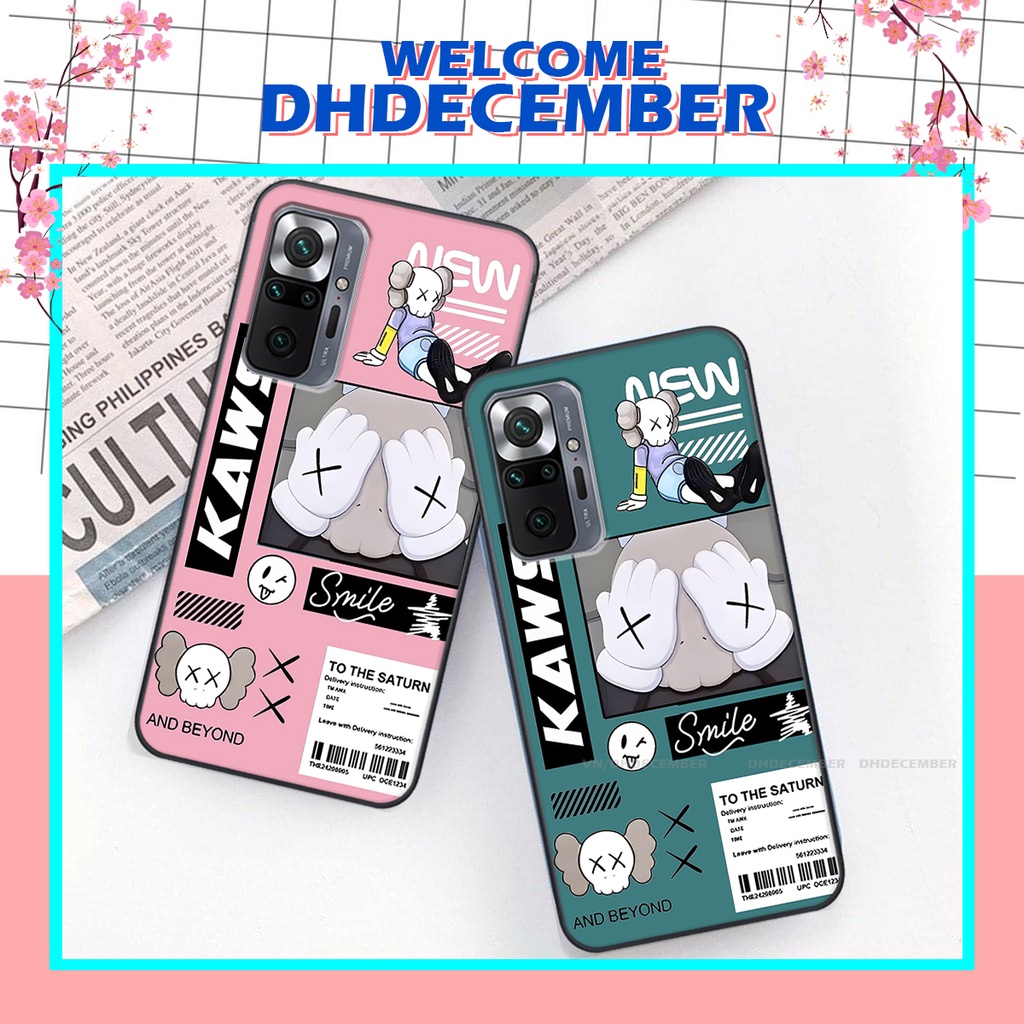 Ốp lưng Xiaomi REDMI NOTE 10 PRO 4G in hình gấu K@ws, gấu nâu, dor@emon RẺ- ĐẸP- BỀN