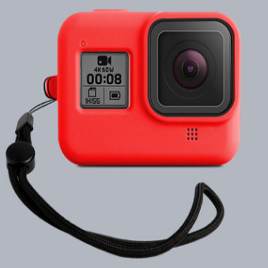 Ốp Silicon cho camera GOPRO HERO 8 - có dây đeo