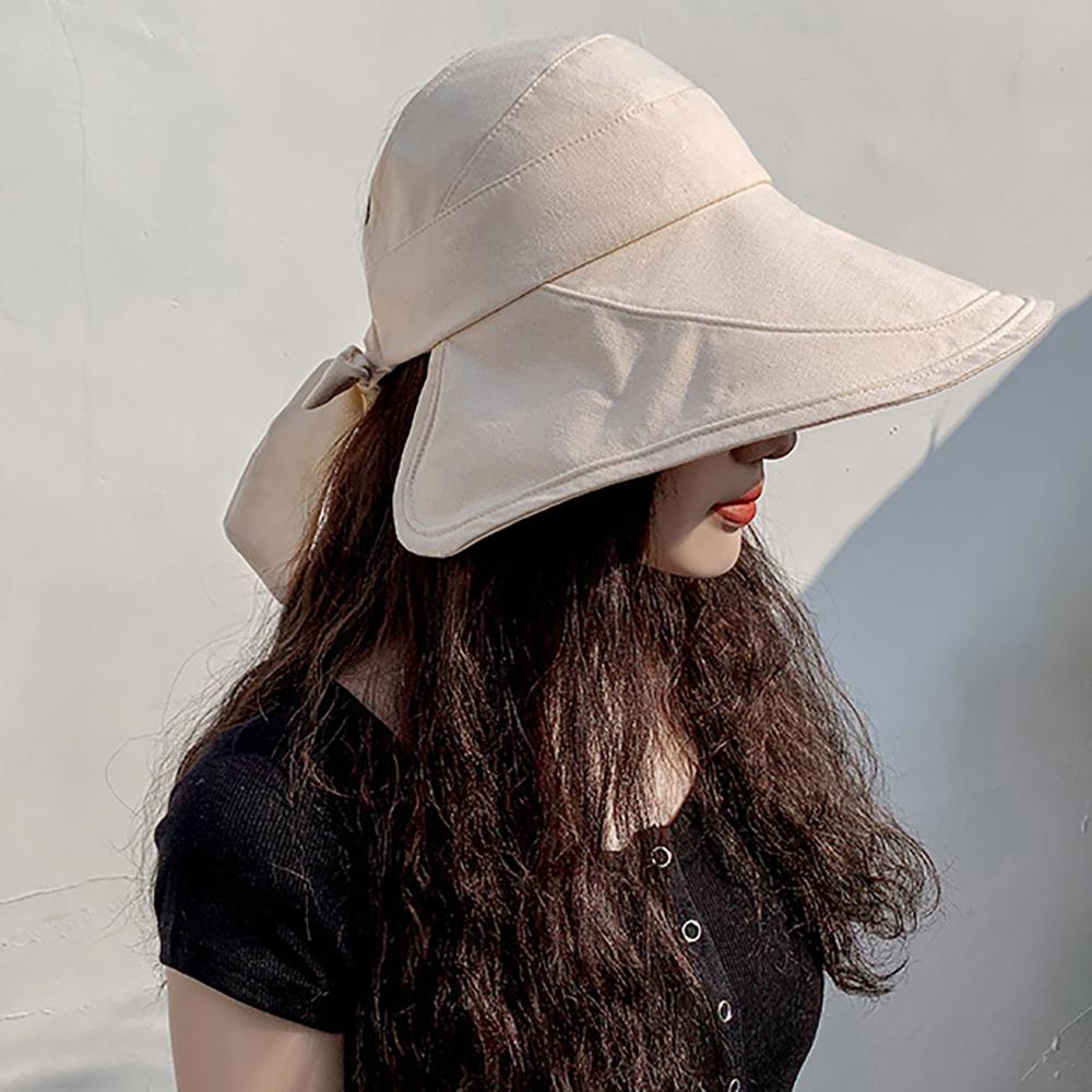 Nón Bucket Phối Nơ Thiết Kế Hợp Thời Trang Cho Phái Nữ