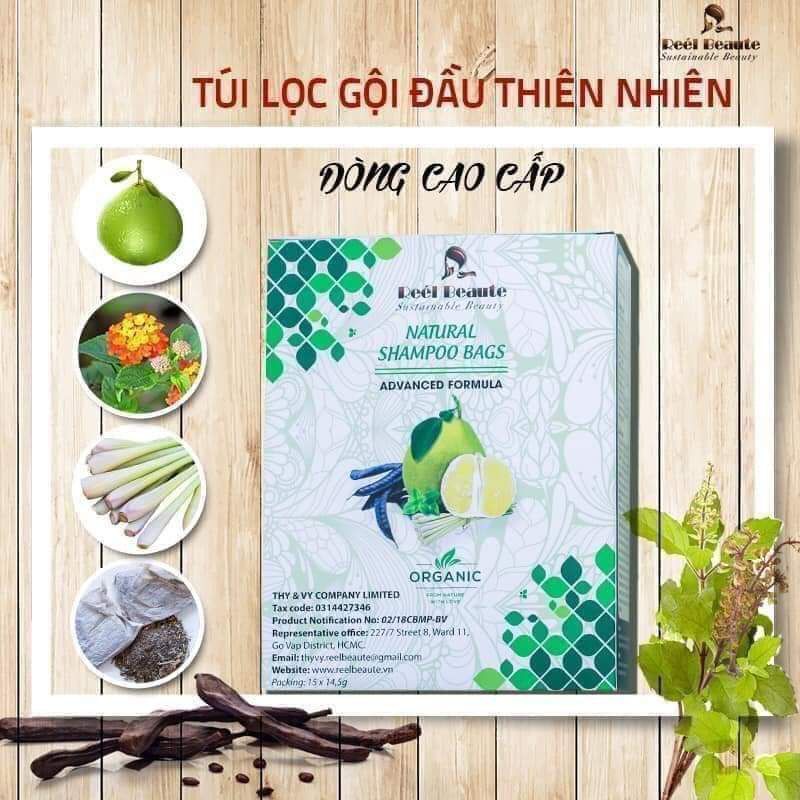 TÚI LỌC GỘI ĐẦU THIÊN NHIÊN REEL BEATUE DATE 2022