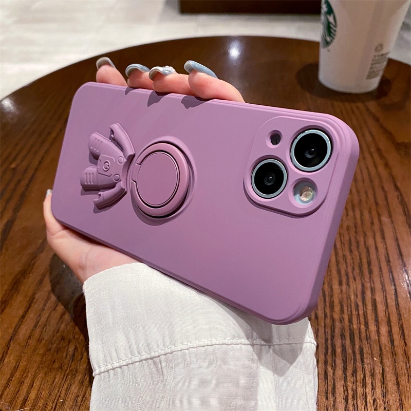 Ốp Điện Thoại Silicon Dạng Dẻo Kèm Giá Đỡ Sang Trọng Cho iphone 11 pro max 12/13 pro max Xs max XR 7plus/8plus se2020