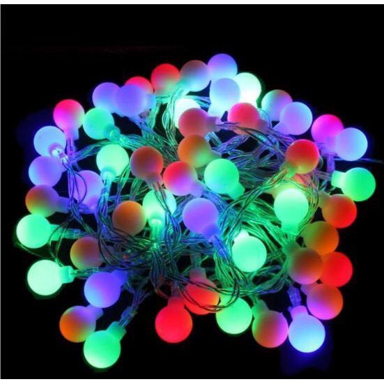 Dây đèn led bóng tròn trang trí phòng - noel - trang trí tết