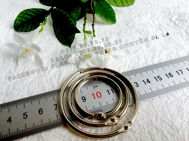 KHOEN TRÒN dùng để xâu thẻ FLASHCARD HỌC NGOẠI NGỮ