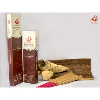 Nhang Trầm Hương Tự Nhiên có tăm 30CM- Hộp 200gr- Sạch, An Toàn- Trầm Hương Tâm Nhiên