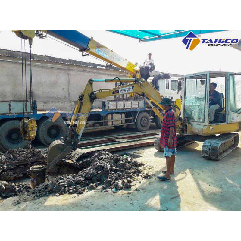 Di dời lắp đặt lại cầu nâng 1 trụ Trọn gói - Tahico
