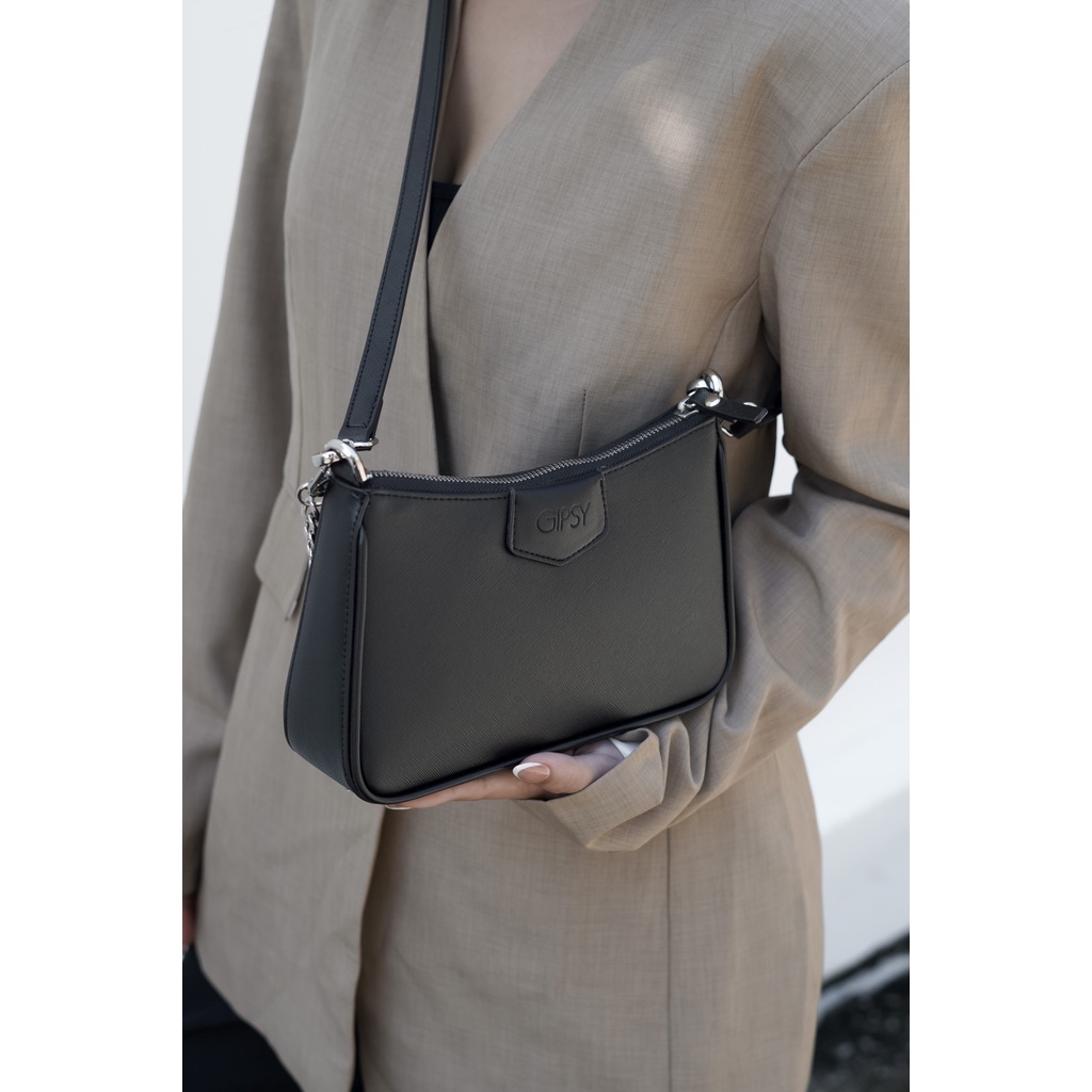 Túi Xách Nữ Kẹp Nách Dây Xích Dây Da Đeo Chéo FLORA BAG Thương Hiệu GIPSY