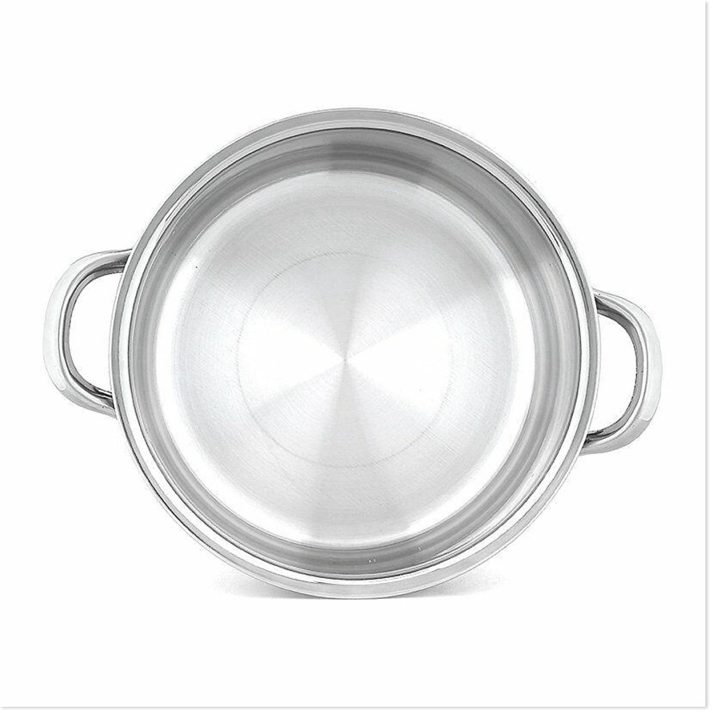 Nồi inox Vietcook nắp inox 3 đáy- size 18cm