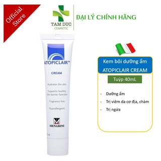 ATOPICLAIR [Tuýp 40ml] - Kem bôi dưỡng ẩm, giảm ngứa, giảm khô rát do chàm dùng được cho trẻ sơ sinh [Atopilair, atopic]