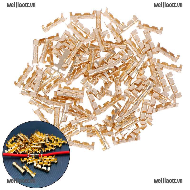 Bộ 100 phụ kiện kết nối thiết bị đầu cuối bằng đồng cỡ 0.5-1.5mm² chất lượng cao