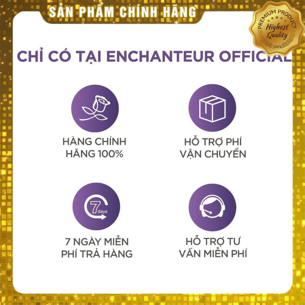 [Chính Hãng] Sữa tắm trắng và dưỡng ẩm có hạt Enchanteur Sensation gợi cảm tinh tế white creamy body scrub 180gr