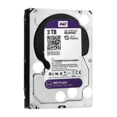 Ổ cứng 3TB HDD Western Purple (Tím) - BH 36 tháng