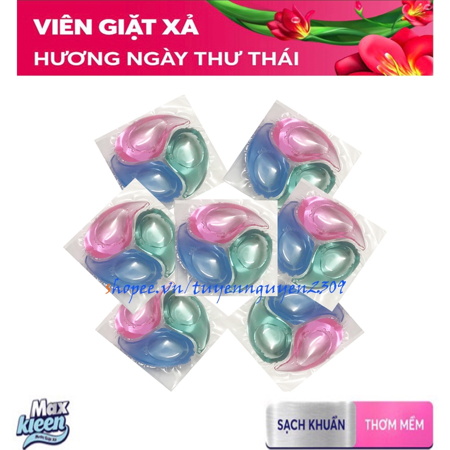 Viên Giặt Xả 2 trong 1 MaxKleen mới, đột phá với công nghệ Ultra Kép đậm đặc -Dùng thử 1 viên