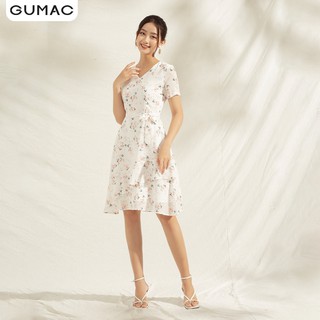 Đầm cổ V tùng chéo DA1187 GUMAC