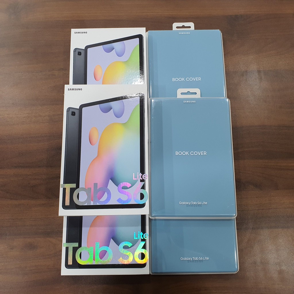Máy tính bảng Galaxy Tab S6 Lite kèm bao da Book cover - Hàng chính hãng - Đã kích hoạt bảo hành điện tử [ FULLBOX ] | BigBuy360 - bigbuy360.vn