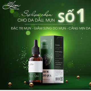 Serum khổ qua, mướp đắng Limfarm handmade - 100% Nguyên chất -Dưỡng Da Căng Bóng, giảm mụn, chăm sóc da mặt hiệu quả