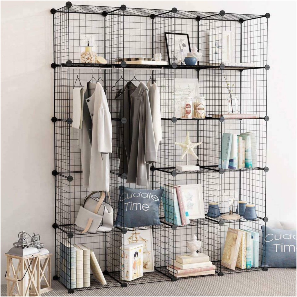 - BÁN THEO TẤM - TẤM GHÉP TỦ KỆ GHÉP LƯỚI SẮT ĐA NĂNG SIZE 35x35cm, 3 màu đen, trắng, hồng