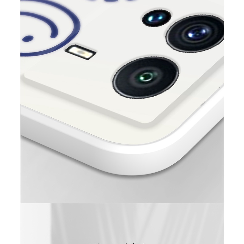 Ốp Điện Thoại Dạng Lỏng Chống Sốc In Hình Năm Mặt Cười Đơn Giản Cho Vivo V25e V25 Pro 5g Realme 9i 5g