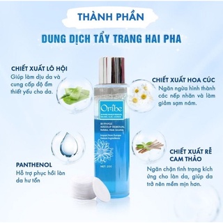 Nước tẩy trang 2 pha Oribe
