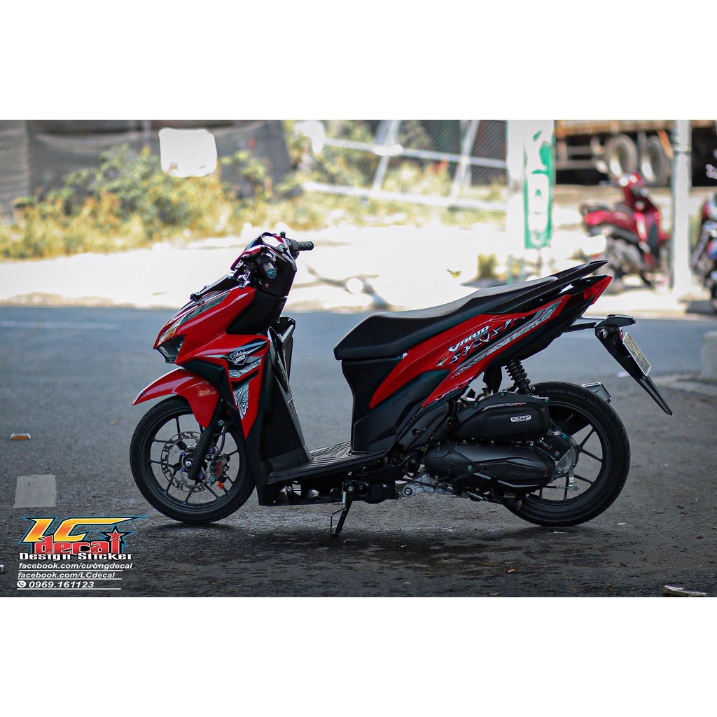 [Siêu Sale] [FreeShip] Tem Decal Rời mẫu mới 2022 cho Vario xe đỏ - có thể phối màu theo xe ( vui lòng ib )