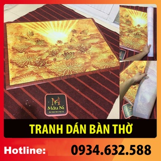 [ TRANH vách ngăn bàn thờ ] - bảo vệ màu bền màu - TRANH DÁN TƯỜNG Bàn thờ ,vách thờ,...