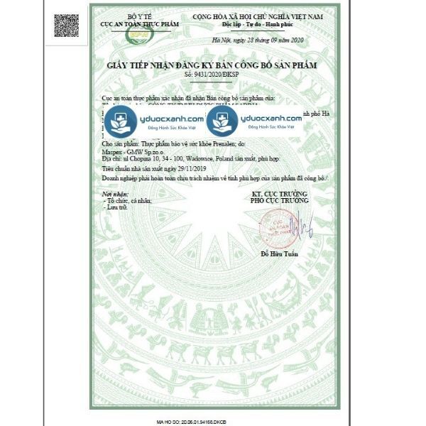 Mua  Thảo Dược PRENALEN 14 gói, Tăng sức đề kháng cho bà bầu - Y Dược Xanh