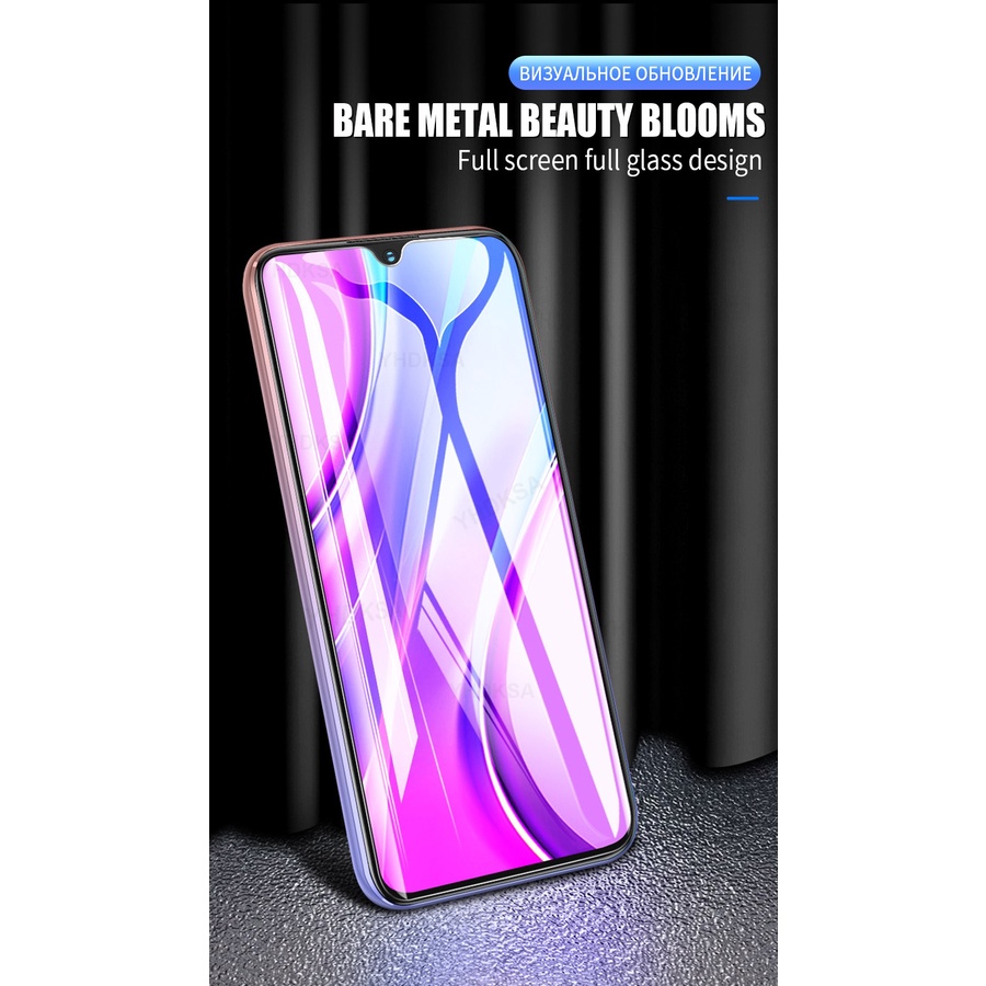 Kính Cường Lực 9D Bảo Vệ Toàn Màn Hình Cho Xiaomi Redmi 9 9A 9C 9T 8 8A Redmi Note 7 8 9 10 Pro 8T 9T 9S