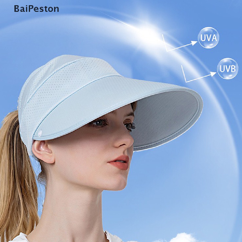 Mũ Rộng Vành Che Phủ Cổ Chống Tia UV Có Thể Gấp Gọn Thời Trang Mùa Hè Cho Nữ ♨Nóng Bỏng