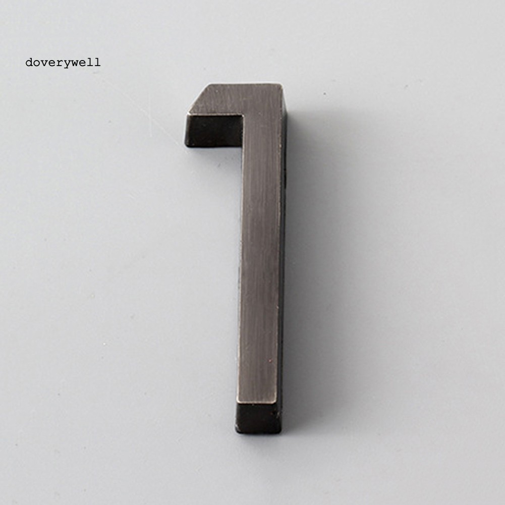 Bảng Số Phòng 6cm Mạ Vàng In Chữ Số Cho Trang Trí