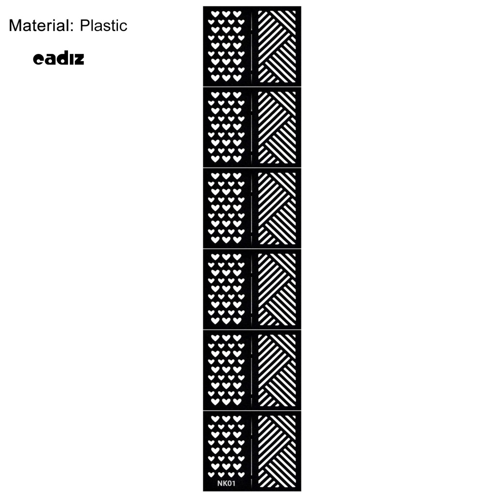 Khuôn In Họa Tiết Trang Trí Móng Tay Nghệ Thuật