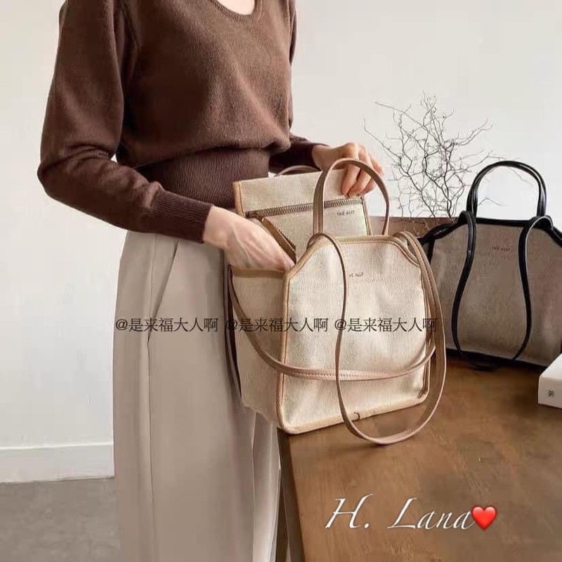 TÚI ĐỰNG ĐỒ TIỆN LỢI KIỂU HÀN VIỀN NÂU