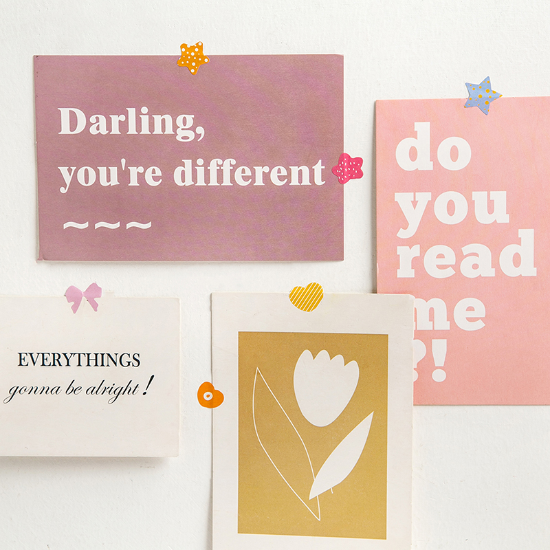 Sticker nhiều màu sắc đặc biệt dùng để trang trí nhật kí sổ tay DIY