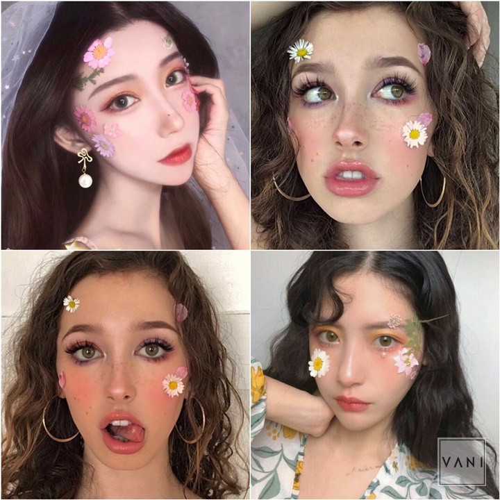 Set Hoa Khô Makeup, Phụ Kiện Trang Điểm, Cosplay Phong Cách Tiểu Thư Mộng Mơ - Vani Store [KIRA0057]