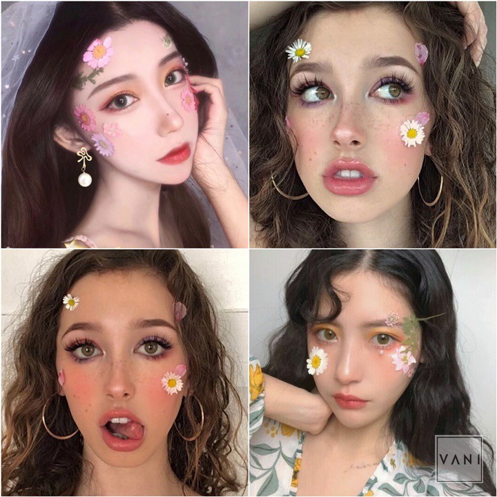 Set Hoa Khô Makeup, Phụ Kiện Trang Điểm, Cosplay Phong Cách Tiểu Thư Mộng Mơ - Vani Store