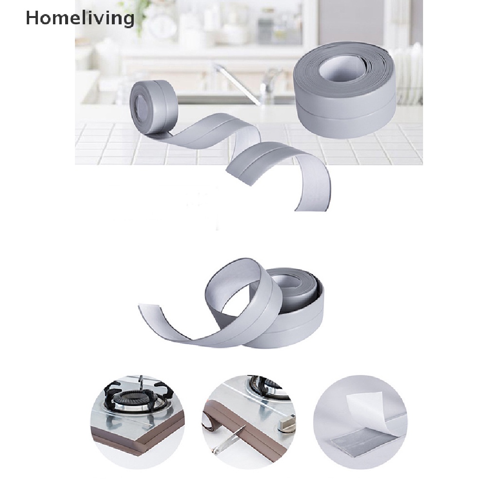 Miếng Dán Góc Tường Nhà Bếp / Nhà Tắm Bằng PVC Chống Thấm Nước Tiện Dụng